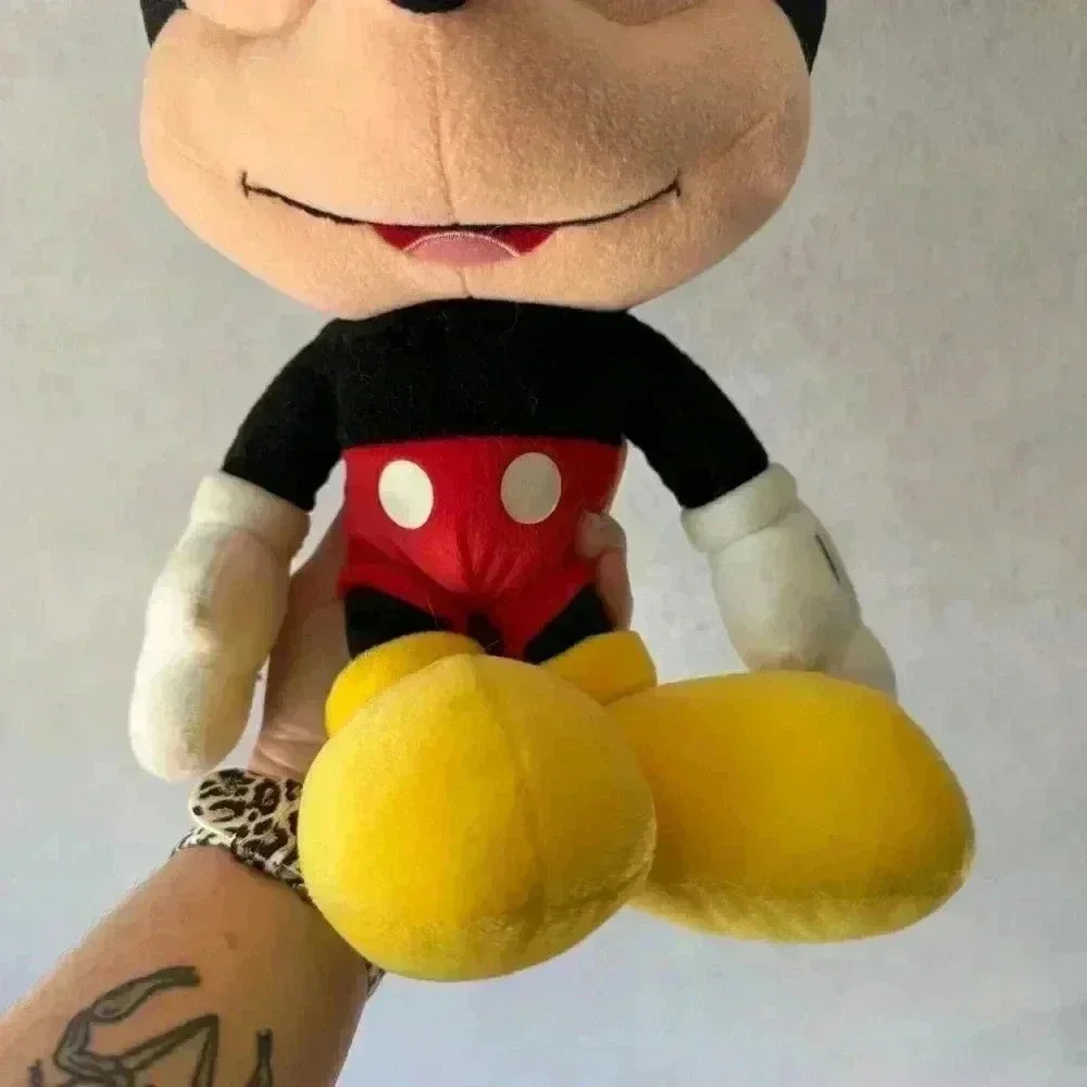 Disney BIG Head Mickey Mouse Stuffed‎ Plush Animal Toy Doll 18